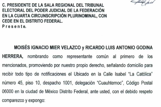 Juan Carlos Lastiri en la tablita; TEPJF acepta queja de Ignacio Mier