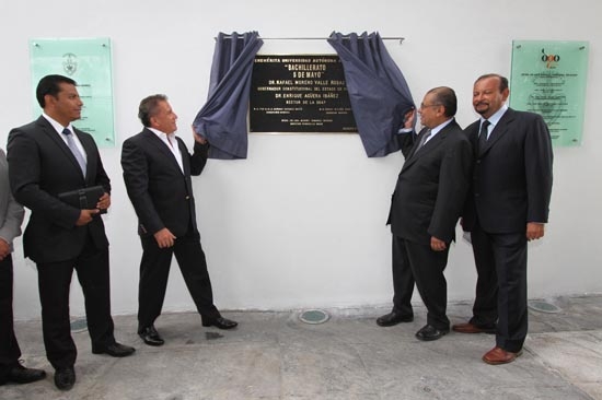 Inauguran Bachillerato 5 de Mayo de la BUAP