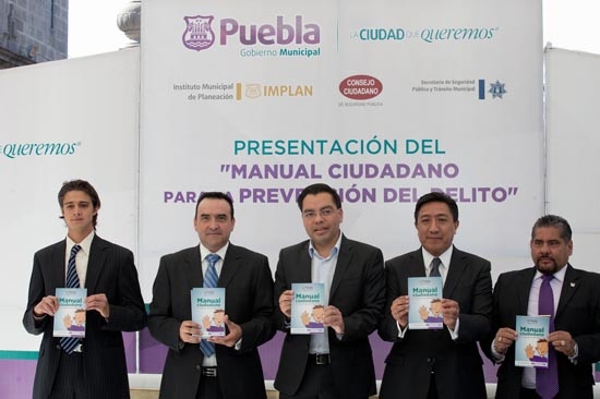 Ayuntamiento de Puebla presenta el Manual Ciudadano para la Prevención del Delito