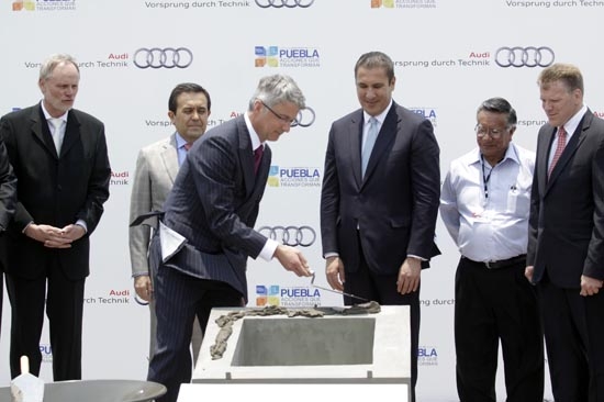 Audi inicia construcción de planta en Puebla