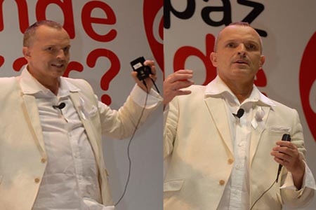 Miguel Bosé cantará por la paz en México
