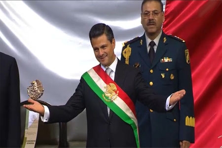 Vuelve el PRI, Peña Nieto rinde protesta como presidente