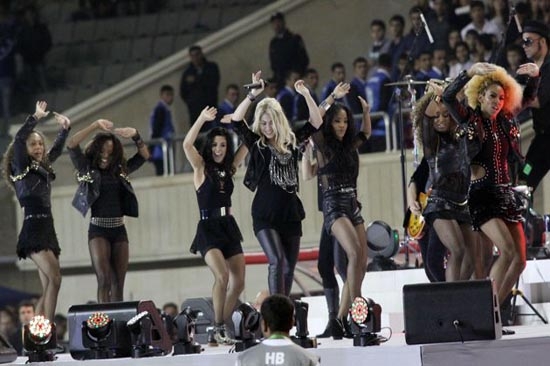 Shakira bailó el waka-waka embarazada