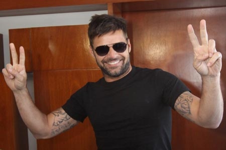 Ricky Martin ya está en Puebla