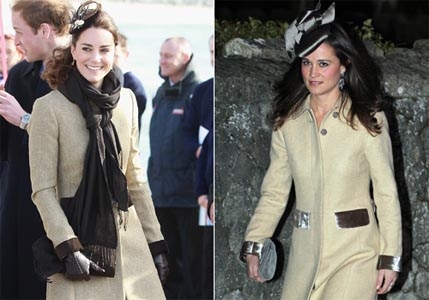 Kate y Pippa Middleton, duelo de moda