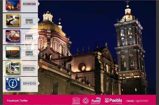 Turismo Municipal de Puebla presentó su nuevo sitio en internet