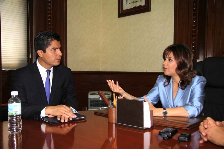 Eduardo Rivera y Blanca Alcalá se reúnen para analizar el presupuesto