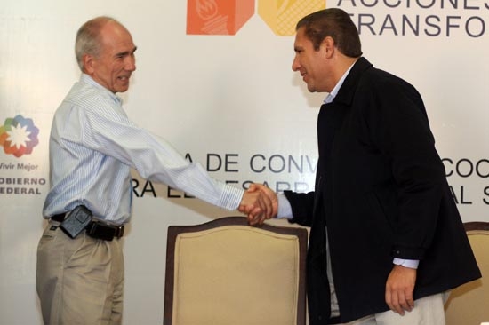 RMV pacta con Sagarpa millonaria inversión para municipios de alta marginación