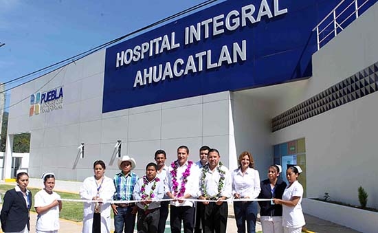 Moreno Valle inaugura Hospital Integral de Ahuacatlán