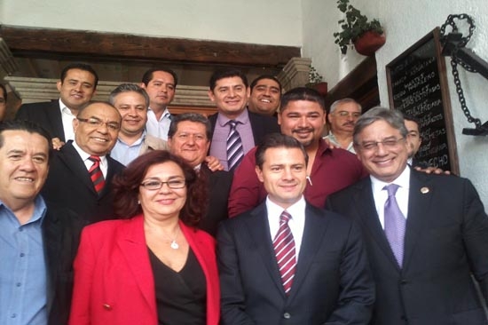 Armenta acude con Movimiento Territorial a dar respaldo a Peña Nieto