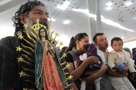 La fiesta Guadalupana en el Seminario Palafoxiano