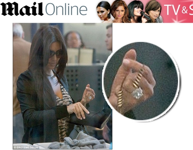 Kim Kardashian recibe anillo de compromiso de 2mdd