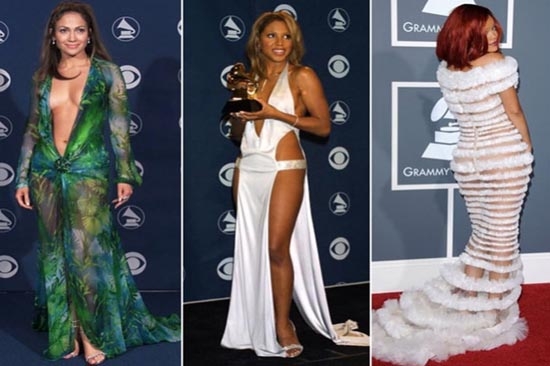 Premio Grammy prohibe vestidos escotados y transparentes