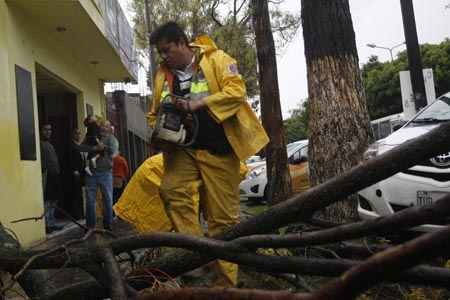 Lluvias generaron estragos en la capital poblana