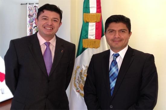 Eduardo Rivera se reunió con Cónsul de México en Shangai