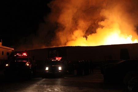 Se incendió maquiladora en Lagunilla Rosales con 60 toneladas de algodón