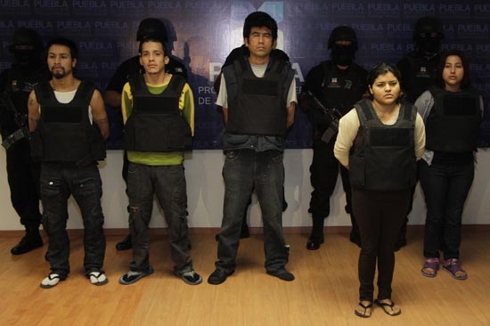 Cayó banda de asesinos en Puebla, son acusados de nueve homicidios