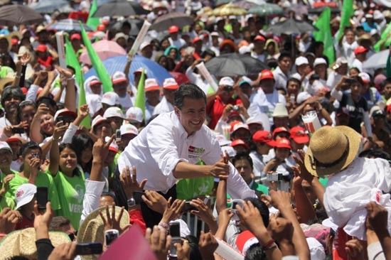 Inevitable, el regreso del PRI a la Presidencia: Peña Nieto en Tepeaca, Puebla