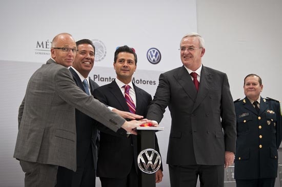 Grupo VW inaugura su nueva planta de motores en México