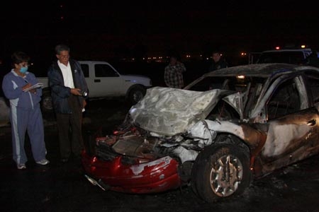 Joven murió calcinada en trágico accidente en el Periférico