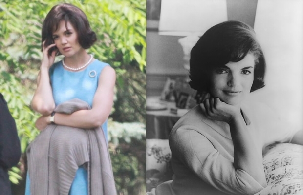 Katie Holmes se transforma en Jacqueline Kennedy