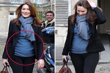 Carla Bruni, ¿otra vez embarazada?