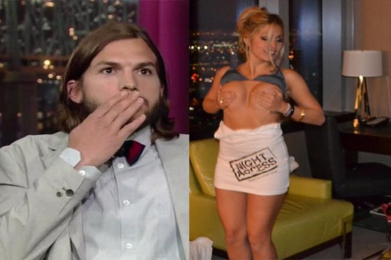 Aston Kutcher también engañó a su amante