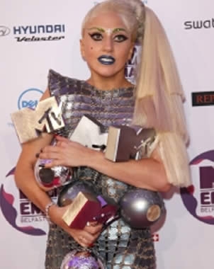 Lady Gaga, reina en MTV