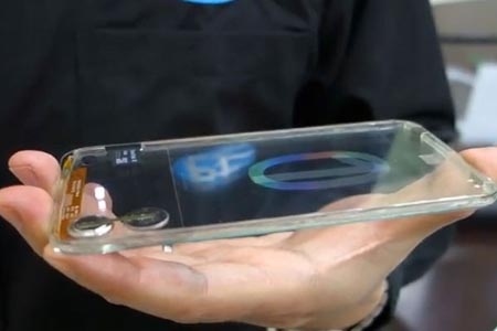 Crean smartphone transparente en Taiwán