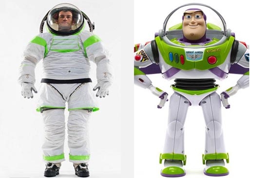 NASA copia traje espacial de Buzz Lightyear