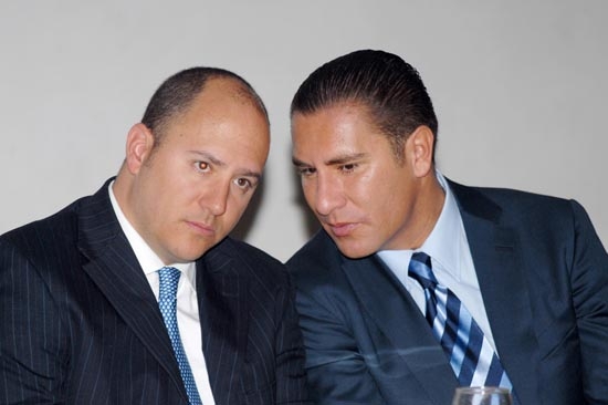 Rafael Moreno Valle se reunió con funcionarios del gobierno federal
