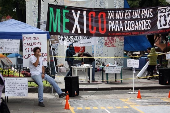 CEDH sí investigará desalojo de #YoSoy132 del zócalo de Puebla