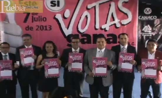 Comerciantes anuncian promoción Si votas ganas