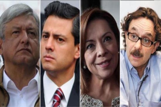 Debate: EPN y AMLO no se tocan; JVM, filosa, se lanza contra todos