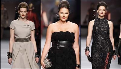 “Tallas grandes” fuera de la Semana de la Moda en Milán