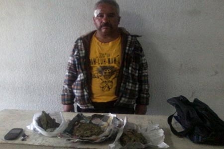 Cae sujeto con medio kilogramo de marihuana en La Resurrección