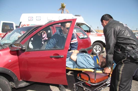 Percance en la Vía Atlixcáyotl, 15 personas resultaron heridas