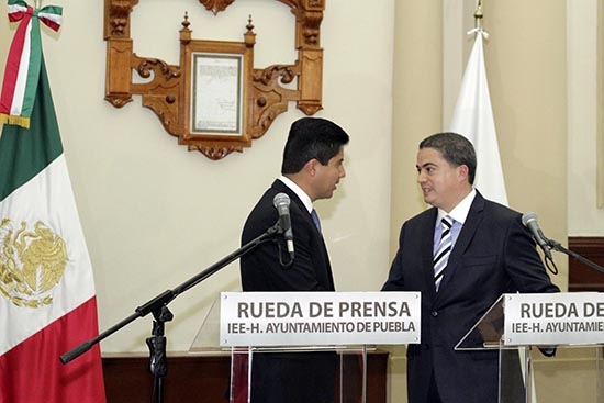 IEE y Rivera Pérez garantizan comicios seguros en Puebla