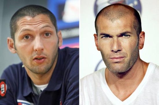 Zidane y Materazzi hacen las pases