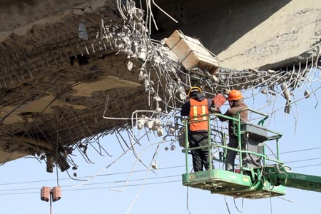 Comenzaron trabajos de reconstrucción en el Distribuidor Vial Zaragoza