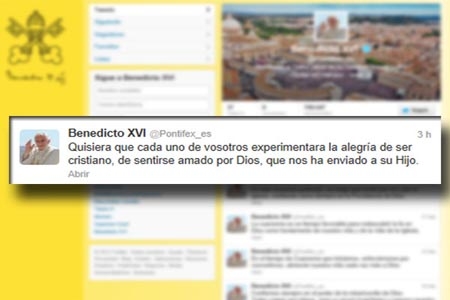 Benedicto XVI se despide en Twitter