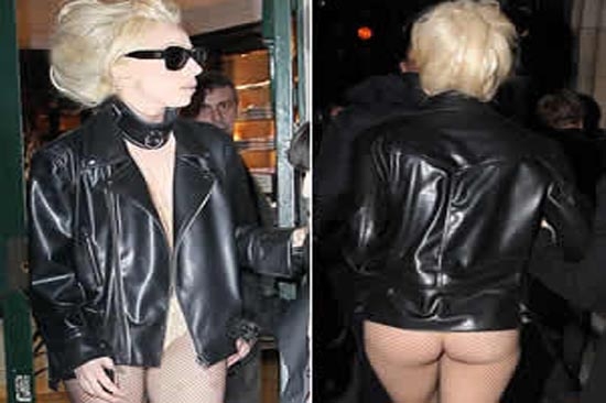 Lady Gaga se pasea semidesnuda en París