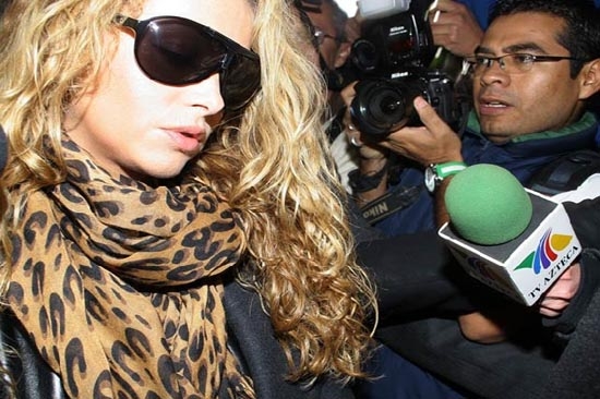 Paulina Rubio se despide de su papá