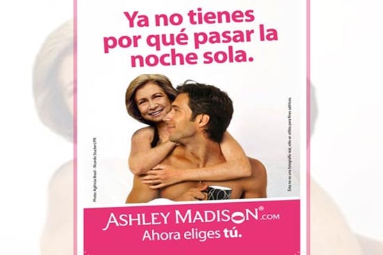 Reina de España, imagen de agencia de citas
