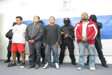 Comando armado atrapado en Atlixco, responsable de 3 secuestros