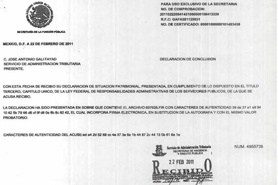 Patrimonio de Tony Gali es consistente: PAN