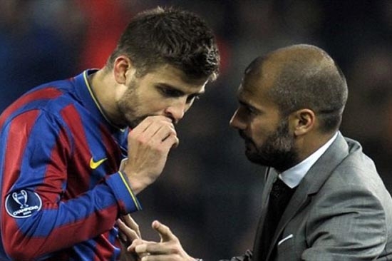 Pep Guardiola quiere a Piqué fuera del Barcelona