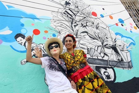 Puebla Ciudad Mural, conoce las pinturas realizadas en el barrio de Xanenetla