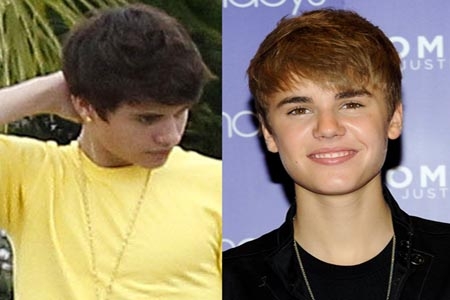 Justin Bieber se pintó el cabello