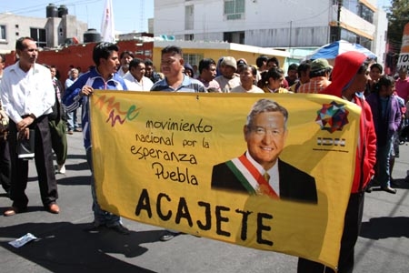 Enfrenamiento entre perredistas poblanos por elección interna